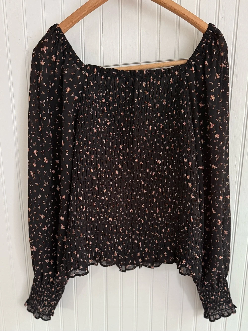 Madewell smocked bodice